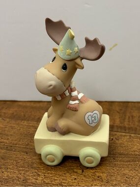 Precious Moments Birthday Train Age 13 You Mean The Moose To Me With Box